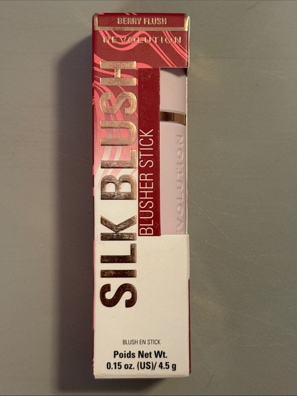 Revolution Silk Cream to Powder Blusher Stick in Berry Flush
